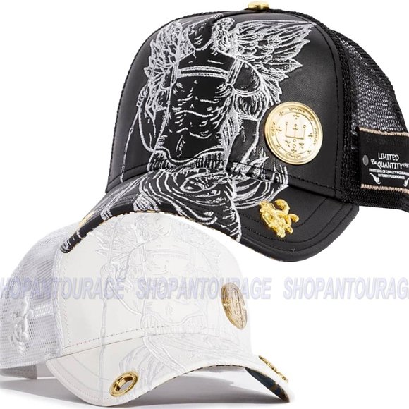 Red Monkey St. Raphael Black RM1427 Limited Edition Unisex Trucker Hat Cap - Picture 8 of 8